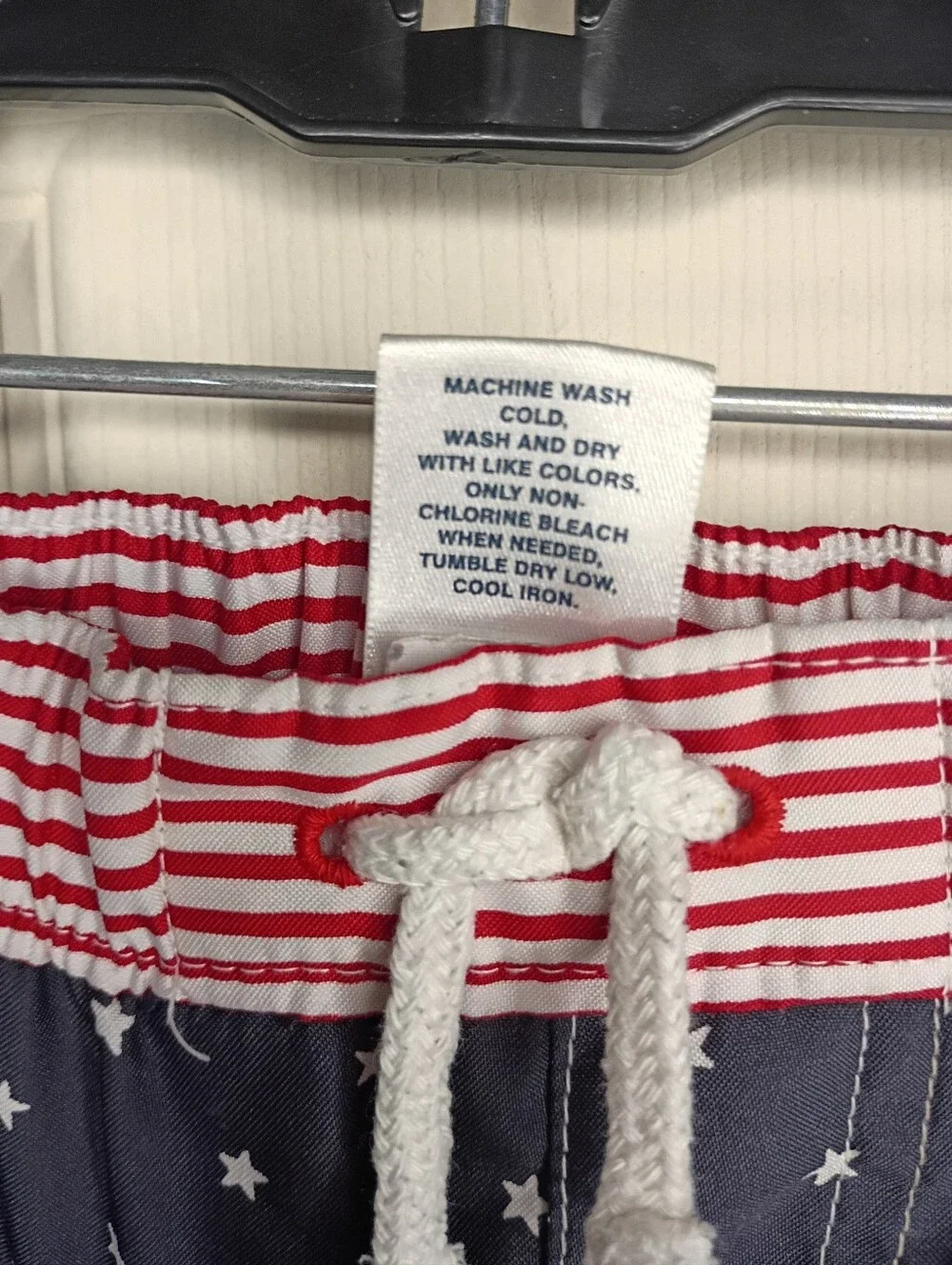 Vintage GAP Baby Boys Patriotic Swim Trunks Size 3/6M